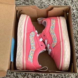 Never before worn baby girl Vans